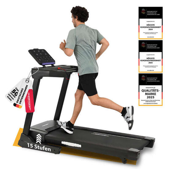 Laufband klappbar mit Steigung – mit LED-Smart-Control - TM 4500 S