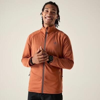 Maglia intermedia elasticizzata con cerniera intera Apex da uomo