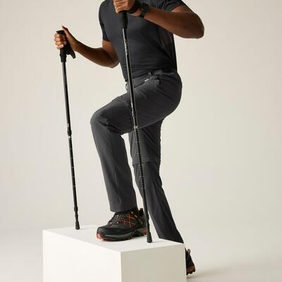 Pantalon de voyage léger anti-insectes pour homme, à fermeture éclair.