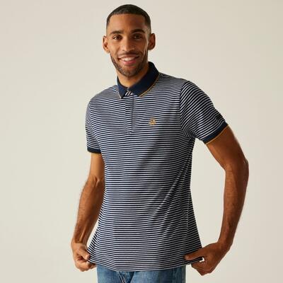 Tiver gestreiftes Herren-Polohemd
