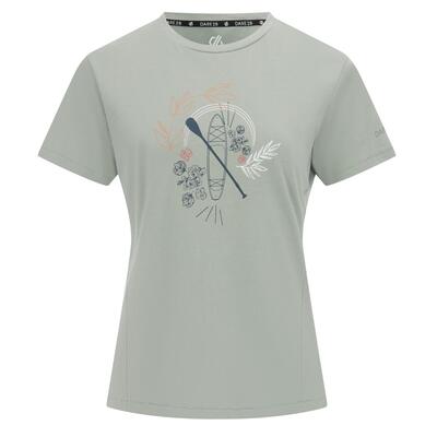 Tranquility III Kurzarm-T-Shirt mit Grafikprint für Damen 5/7