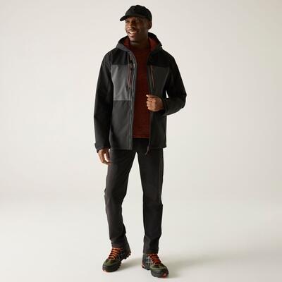 Maland II Herren-Regenjacke mit Kapuze und Einsätzen 3/7