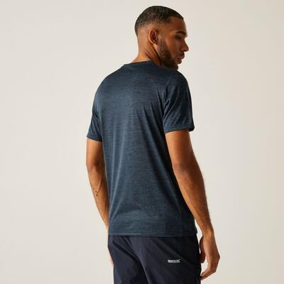 Herren Fingal Edition Kurzarm-T-Shirt in Melange-Optik 2/7