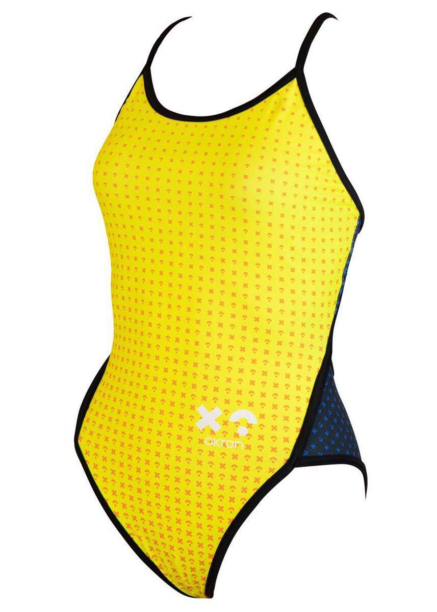 Akron Babbit meisjesbadpak 4 kleuren - Maat UK28/EU38 - Geel 4/5
