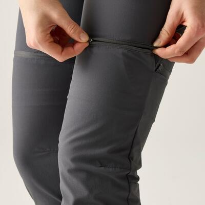 Regatta Pentre Pantalon de marche stretch hydrofuge pour femme Bleu marine, gris, 42