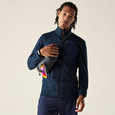 Venture Herren-Stretch-Midlayer mit durchgehendem Reißverschluss