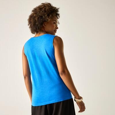 Top senza maniche in cotone Fariene da donna 3/7