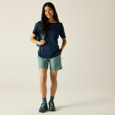 Botanna Damen Kurzarm-T-Shirt mit Logo, schnelltrocknend 3/7
