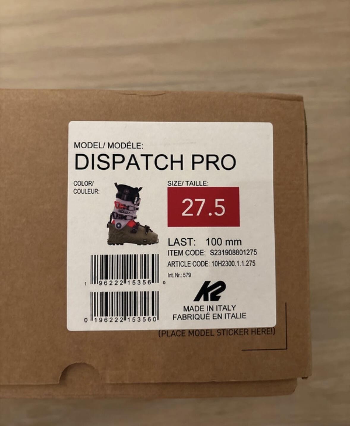 Tussen Particulieren - K2 Dispatch Pro freerando skischoenen T27.5 6/6
