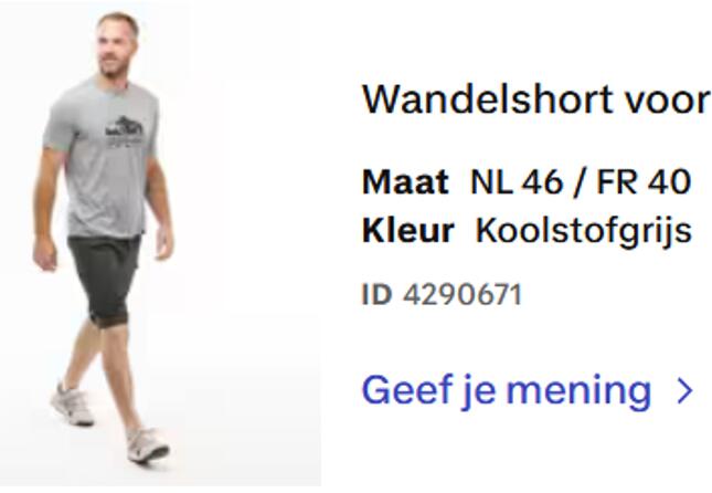 Entre Particuliers - Short de randonnée homme NH550 NL46/FR40 - QUECHA 4/4