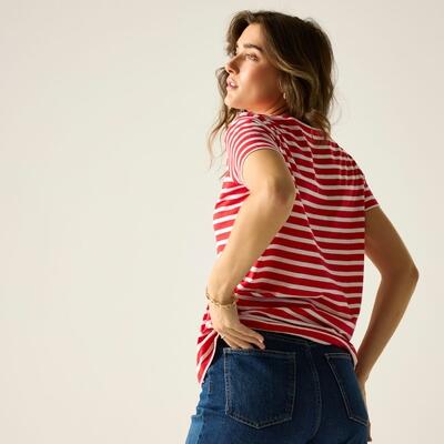 T-shirt rayé à manches courtes Bayletta pour femme 2/7