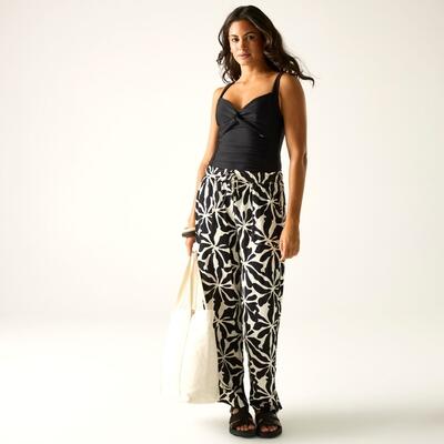 Pantalones elásticos con cordón ajustable Elbrie para mujer 4/7