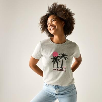 Damen Filandra IX Kurzarm-T-Shirt mit Grafikprint