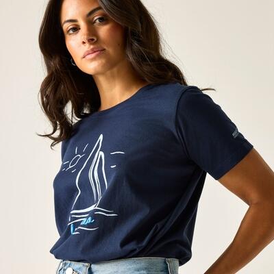 T-shirt graphique à manches courtes Filandra IX pour femmes 4/7