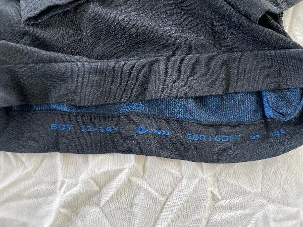 Entre Particuliers - Chemise thermique ski 580 i-soft noir/bleu 12-14J 3/3