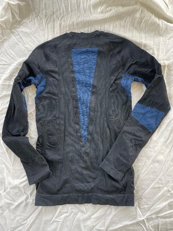 Entre Particuliers - Chemise thermique ski 580 i-soft noir/bleu 12-14J 2/3