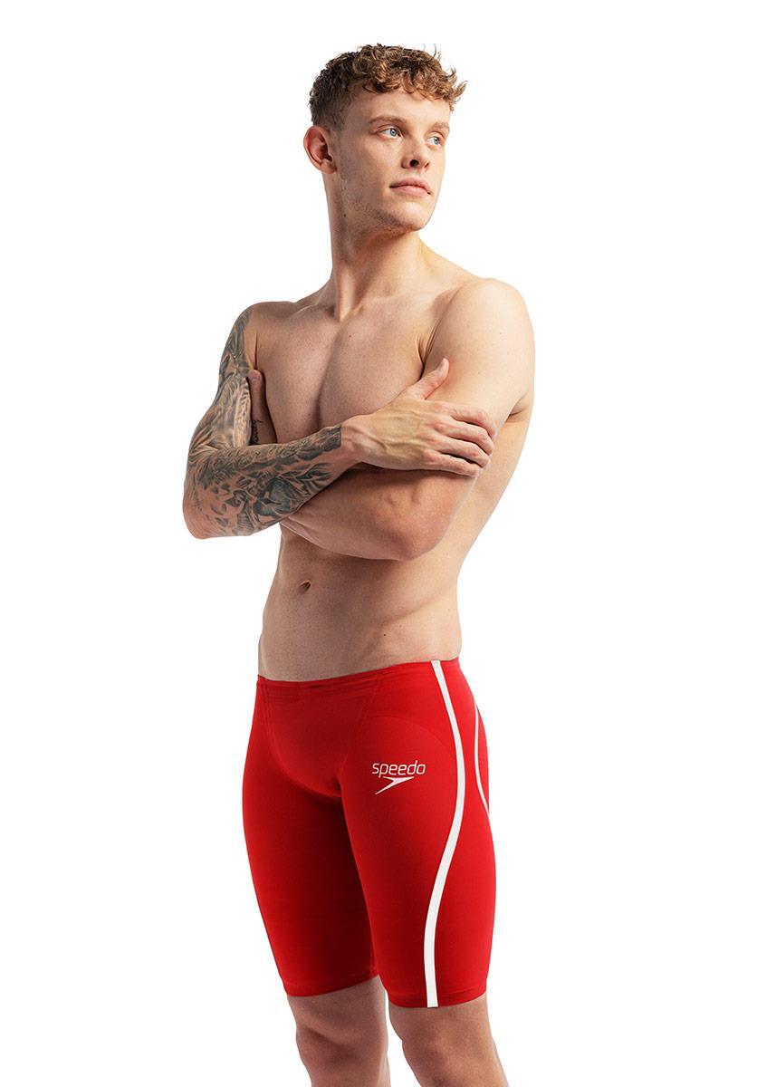 Speedo Fastskin LZR Pure Intent 2.0 Jammer Rosso Fiamma/Bianco UK 30 3/5