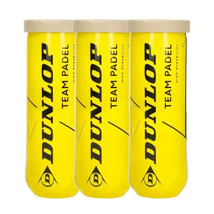 Tripack De Boîtes De 3 Balles Dunlop Team Padel 601553