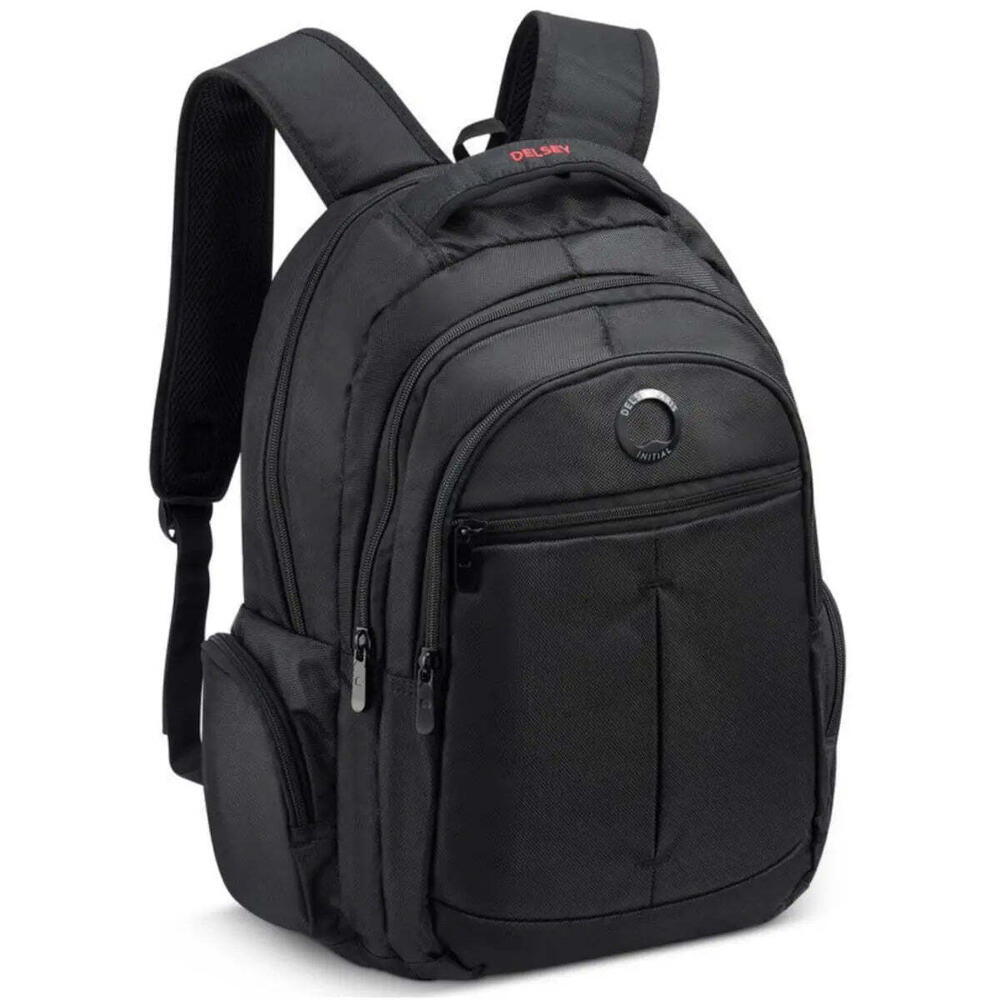 Delsey Flier 15.6" Laptop Backpack Black, Perfect for Your Daily Commute