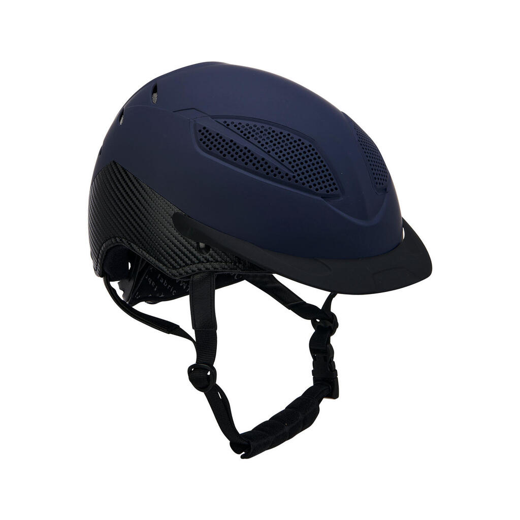 Ultra-light riding helmet in resistant plastic