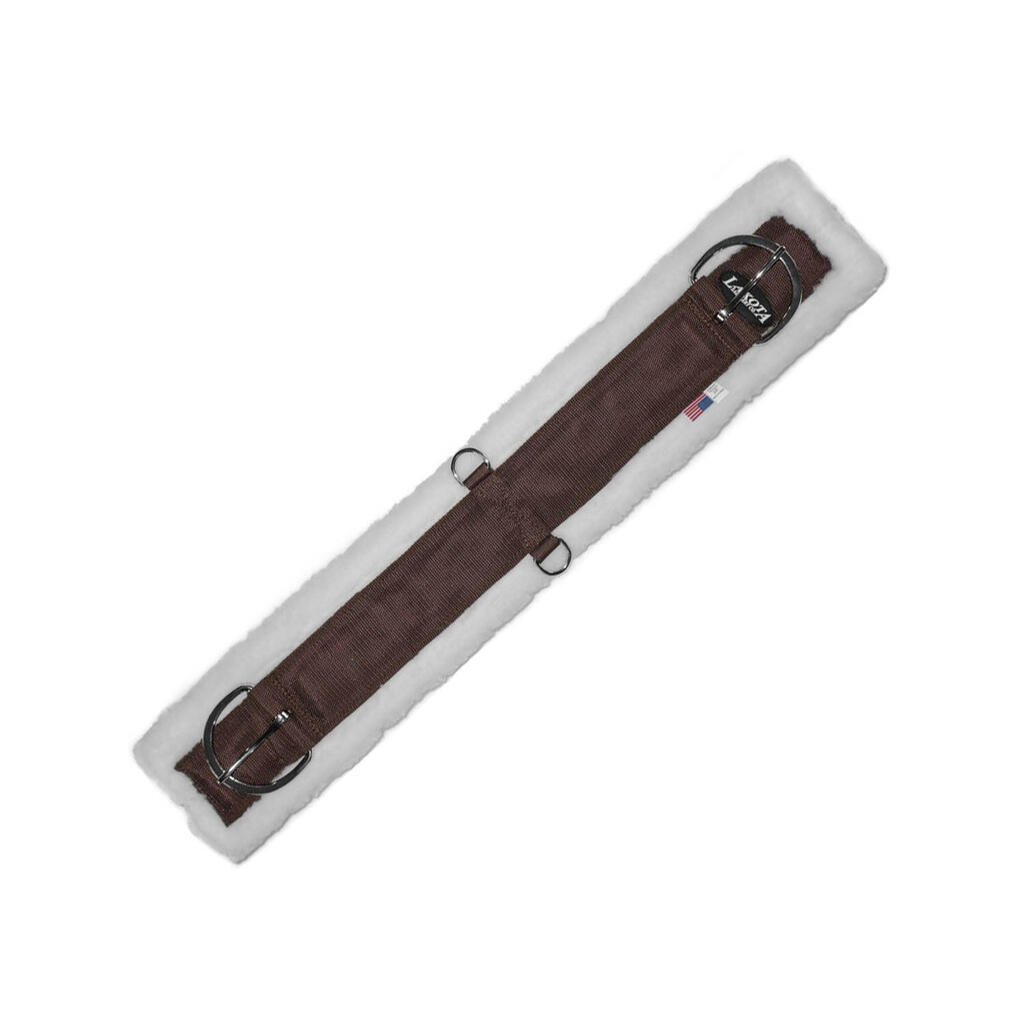 Western girth in nylon and synthetic wool