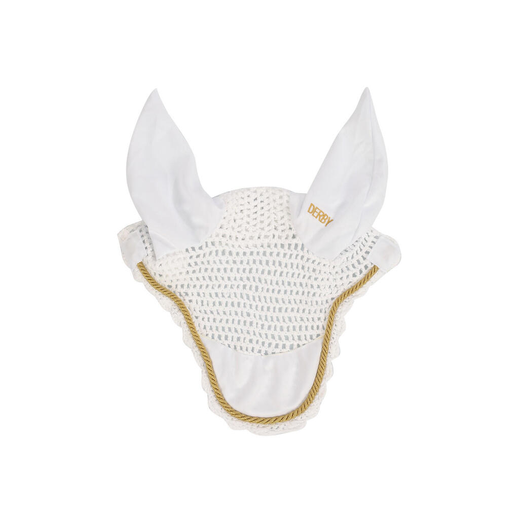 Pony cotton fly veil with piping cord