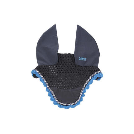 Bonnet poney en coton avec cordon