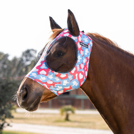 Masque anti-mouches en lycra avec couvre-oreilles