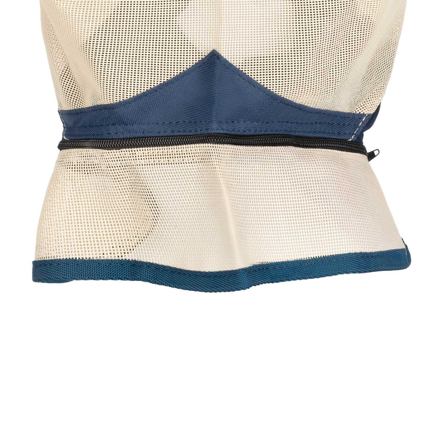 Mascarilla antimoscas de pvc con cubreorejas y cremallera 4/5
