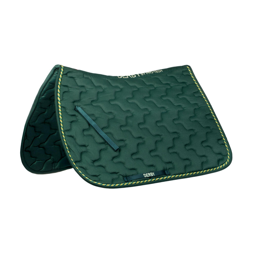 Saddle pad with piping cord