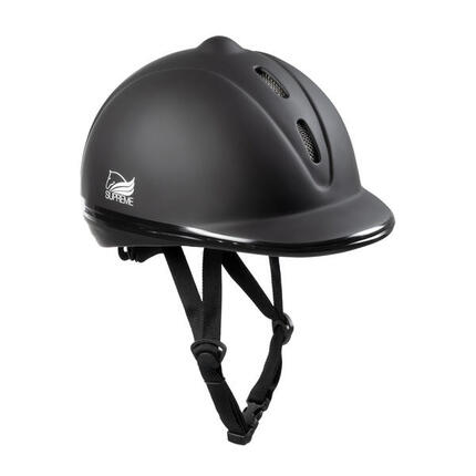 Satinhelm mit selbstanpassendem verschluss.