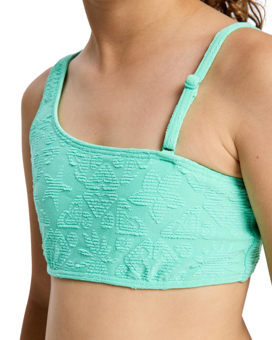 Zweiteiliges Bralette-Bikini-Set HIPPIE HOUR SET Grün Mädchen 6-16 4/4