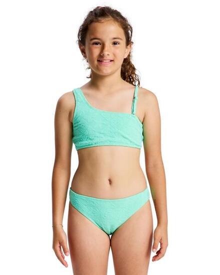 Zweiteiliges Bralette-Bikini-Set HIPPIE HOUR Grün Mädchen 6-16