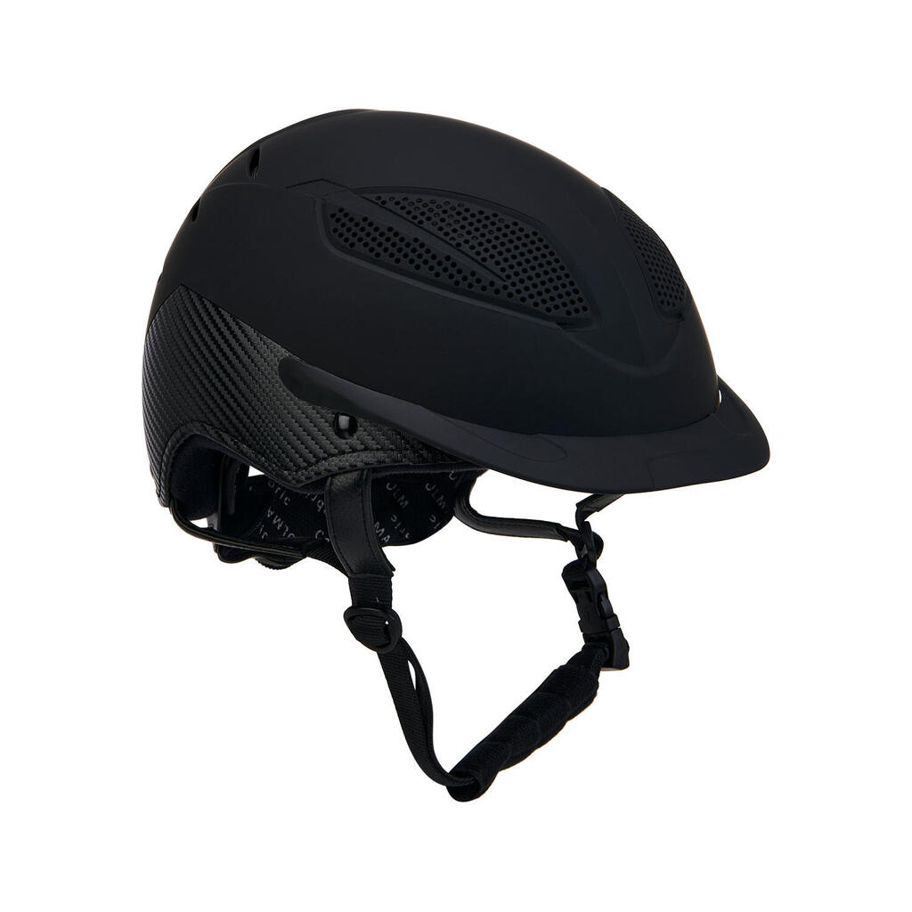 Ultra-light riding helmet in resistant plastic