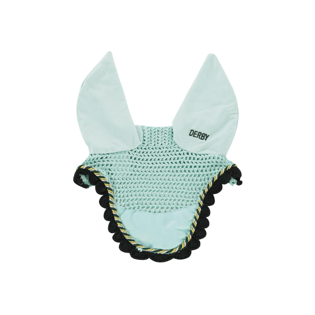 Pony cotton fly veil with piping cord