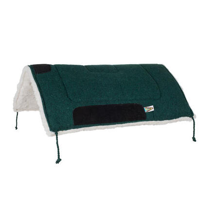 Tapis de selle western basique en peau de mouton synthétique