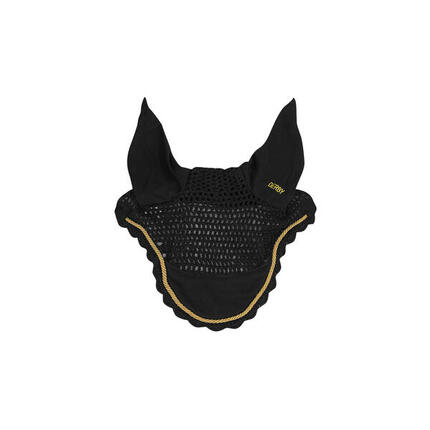 Bonnet poney en coton avec cordon