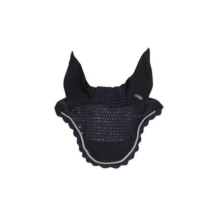 Bonnet poney en coton avec cordon