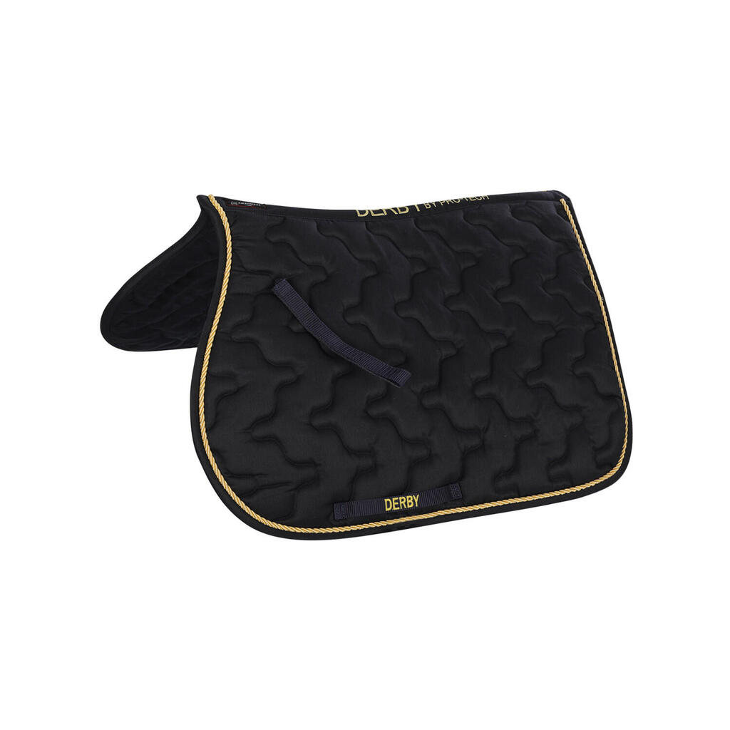 Pony saddle pad with piping cord