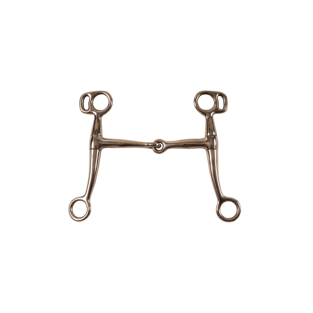 Stainless steel western bit con short shanks