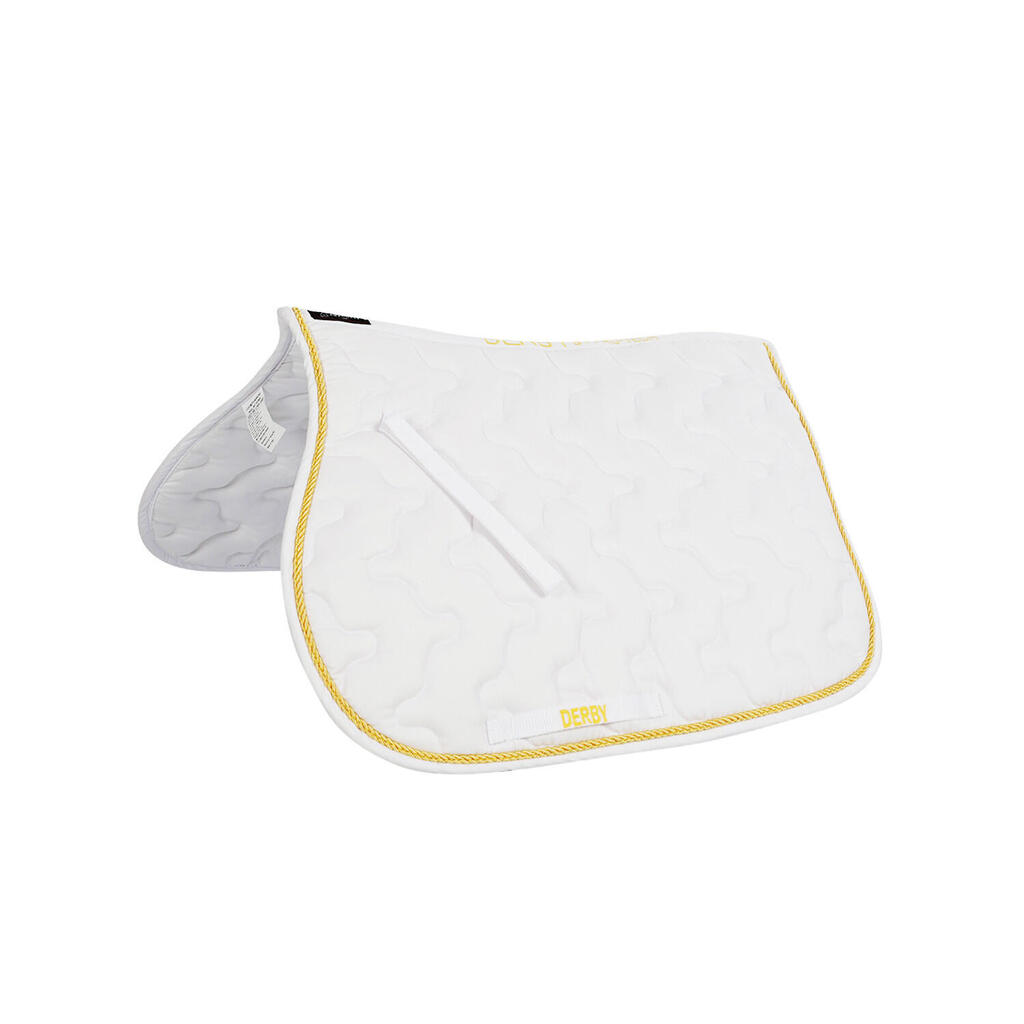 Pony saddle pad with piping cord