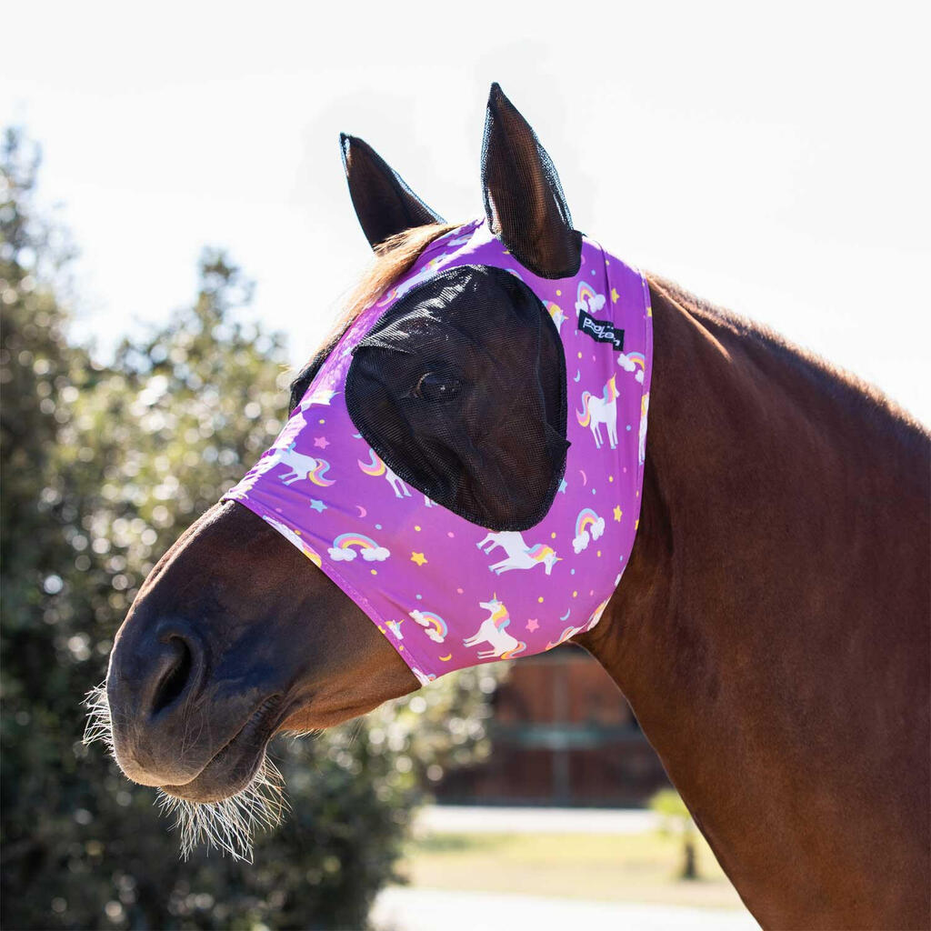 Lycra anti-fly mask with ear cover