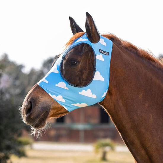 Masque anti-mouches en lycra avec couvre-oreilles