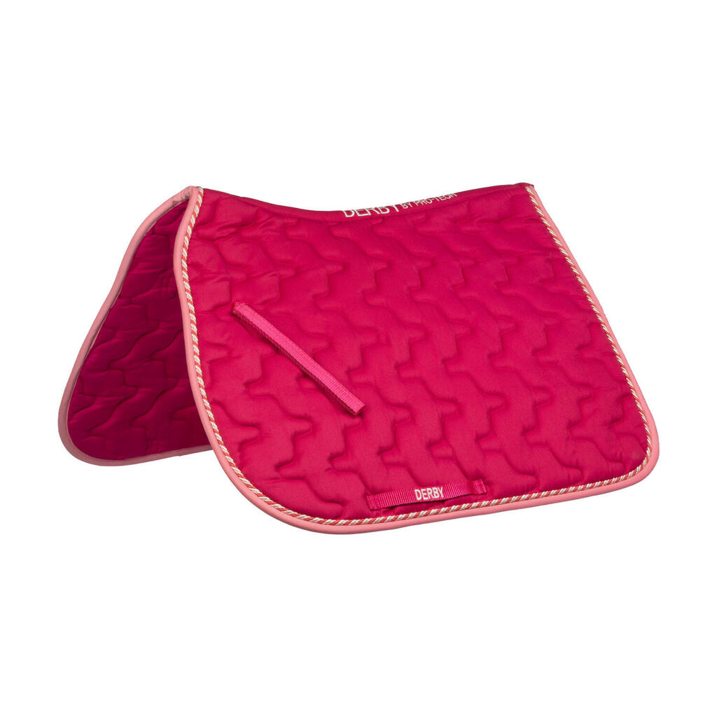 Saddle pad with piping cord