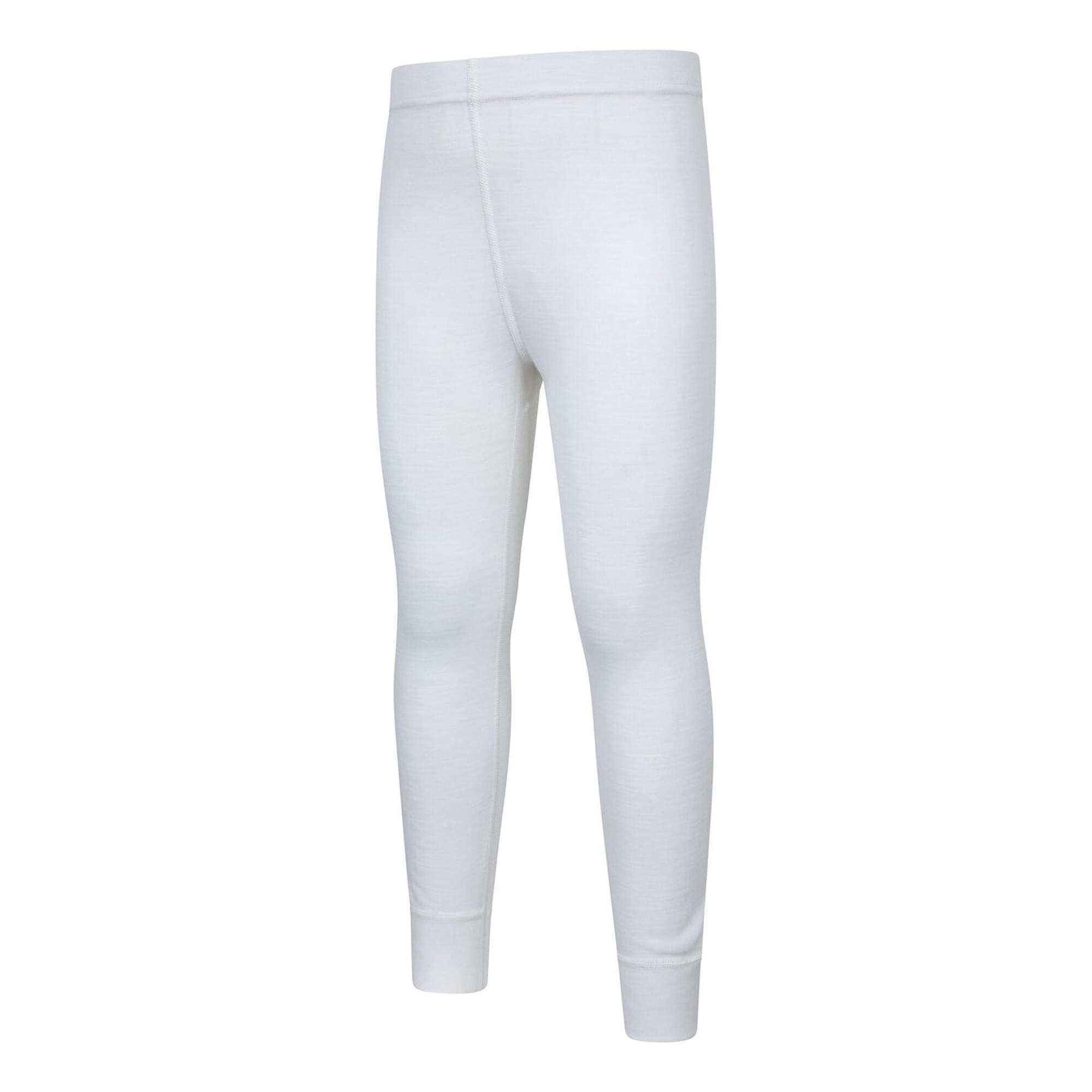 "II" Baselayerhose für Kinder Weiß 3/4