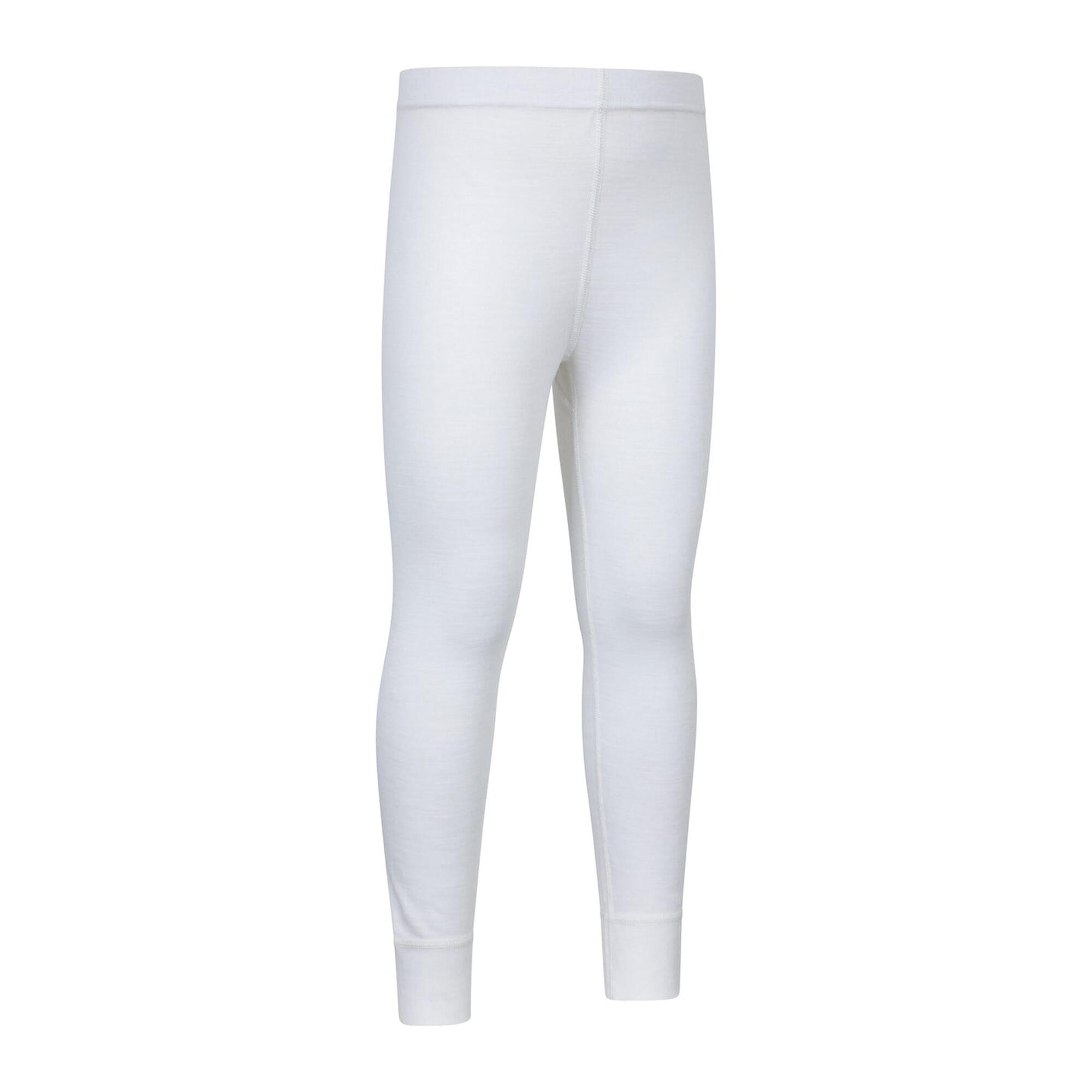 "II" Baselayerhose für Kinder Weiß 4/4