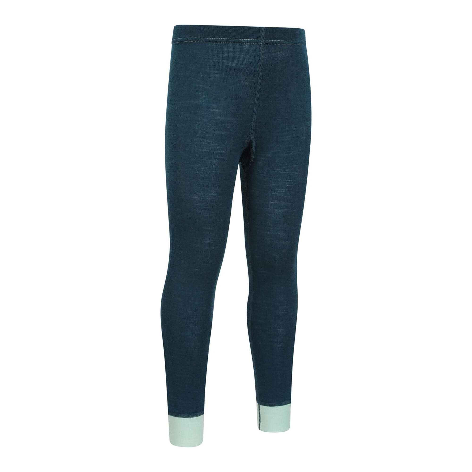 Bas Thermique Enfant (Bleu Sarcelle) 4/4