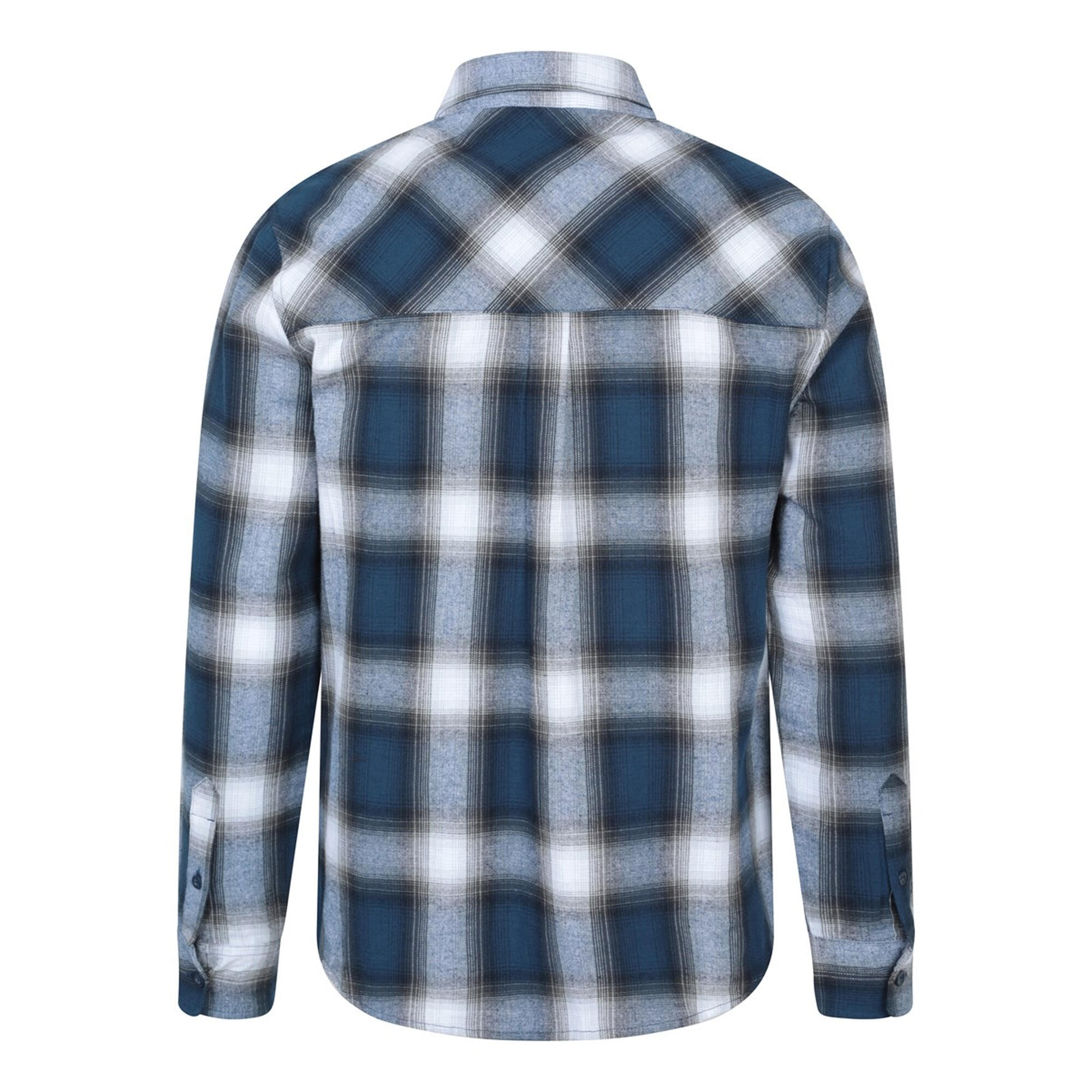 Camicia Manica Lunga Uomo Mountain Warehouse Trace Blu Mais 2/4