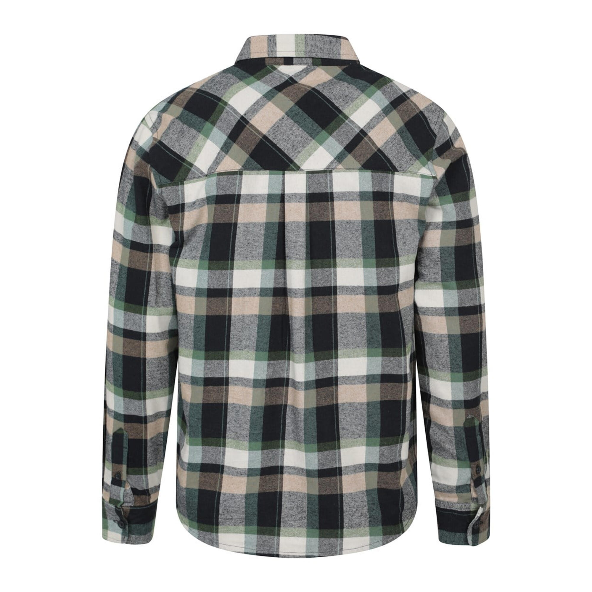 Camicia Manica Lunga Uomo Mountain Warehouse Trace Cachi Scuro 2/4