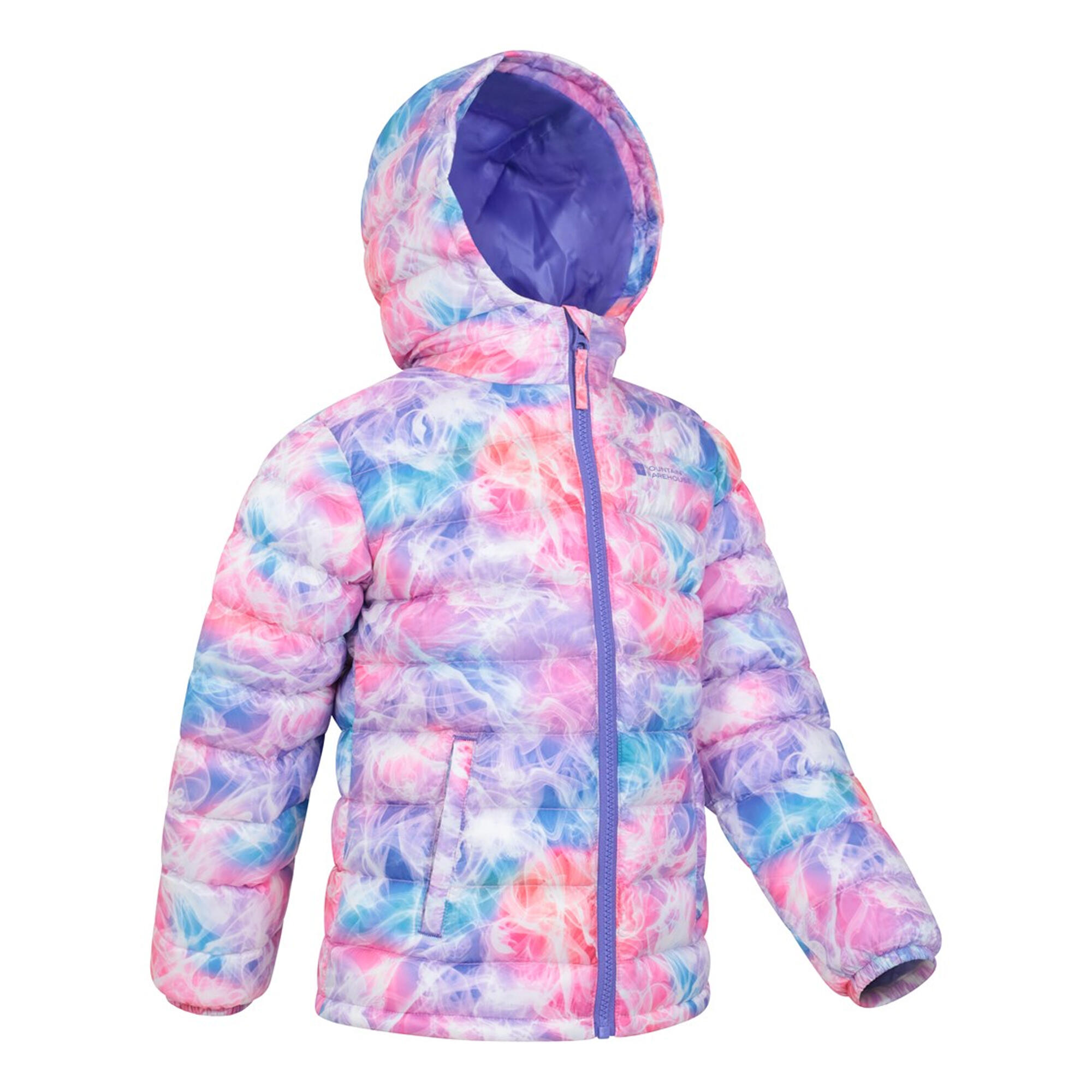 Giacca Imbottita Acquerello Bambini Mountain Warehouse Seasons Rosa 4/4